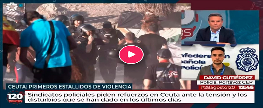 LE HEMOS RESPONDIDO AL MINISTRO M�S TUITERO DEL GOBIERNO, QUE AYER SE METI� CON NUESTROS COMPA�EROS DE UIP EN CEUTA.